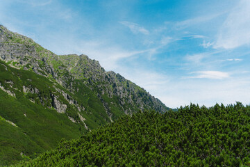 Naklejka premium Majestic Mountain Landscapes: Scenic Views of Nature's Beauty