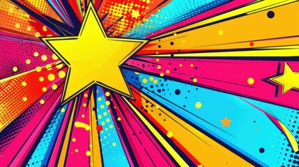 Celestial Radiance: Starry Symphony of Colors