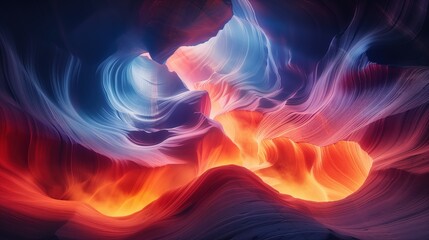 Obraz premium Colorful Slot Canyon