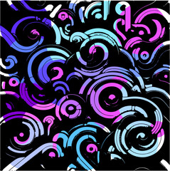 Black-and-white abstract stylish background