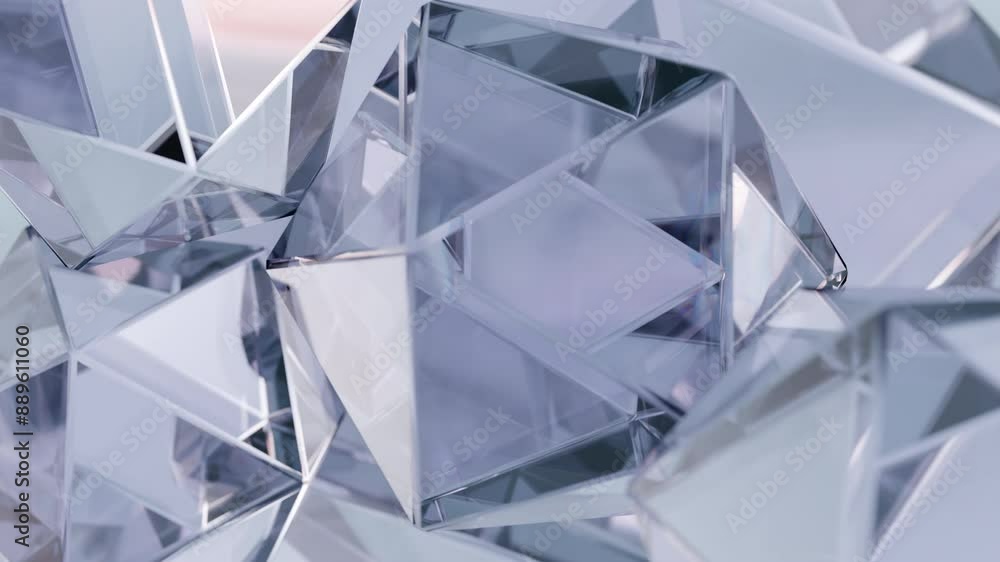 Poster stylish background with a polygonal crystal shape. a 3d abstraction of a geometric jewelry surface. 