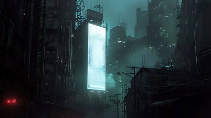 Futuristic Cityscape at Night
