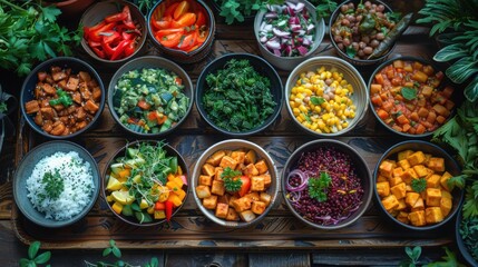 Happy Diverse Friends Enjoying Colorful Packed Lunches with Nikon Z7 II and 35mm Lens