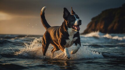 dogs of various breeds in playful and cute poses art .jpeg