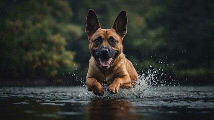 dogs of various breeds in playful and cute poses art .jpeg