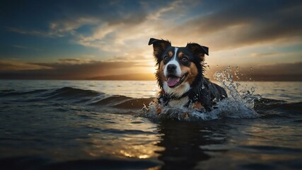 dogs of various breeds in playful and cute poses art .jpeg