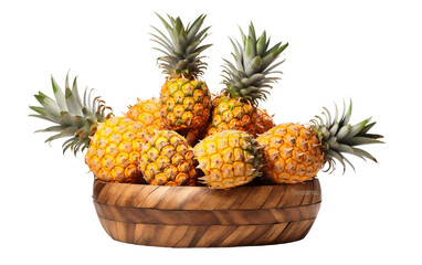 pineapple on white background
