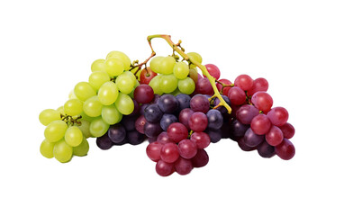 Fototapeta premium bunch of grapes isolated on white