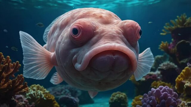 funny fish underwater