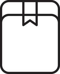 Box Line Icon Illustration
