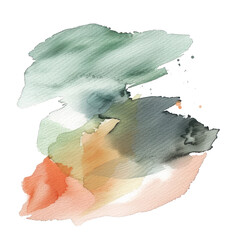 Abstract watercolor painting watercolor illustration isolated on transparent. png file for art work, posters, posters, cards, holiday decor.
