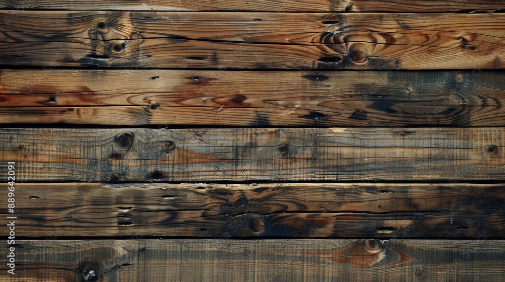 Poster retro wood texture background with space for work and text from above