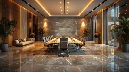 Modern Office Meeting Room Interior Design