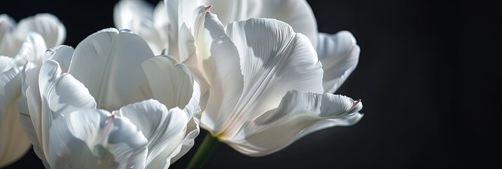 delicate tulips 