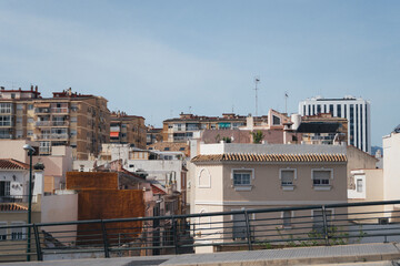 Fototapeta premium Malaga, Spain: A Vibrant Blend of Urban and Coastal Summer Landscapes