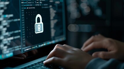 A person implementing a zero-trust security model, high-resolution photo, realistic photo, cinematography