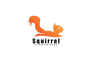 simple design with squirrel illustrator