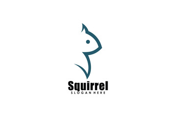 simple design with squirrel illustrator