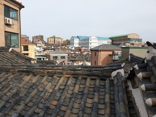 Fototapeta premium roofs of town