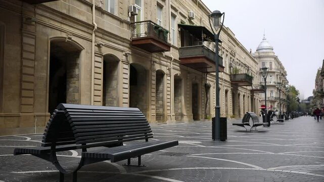Nizami street, Baku city center