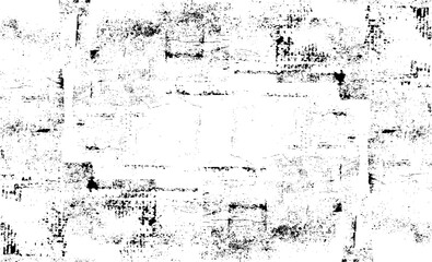 Scratched Grunge Urban Background Texture Vector. Dust Overlay Distress Grainy Grungy Effect. Distressed Backdrop Vector Illustration. Isolated Black on White Background. EPS 10.