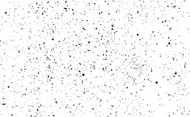 Snow, stars, twinkling lights, rain drops on black background. Abstract vector noise. Small particles of debris and dust. Distressed uneven grunge texture overlay.