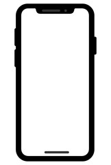 Smartphone vector image, smartphone png image