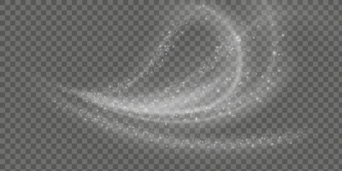 Stream of fresh wind png. Imitation of the exit of cold air from the air conditioner.  © Alesya