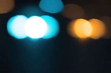 Composition of defocused blurs and lights, a vibrant dance of bokeh effects, with soft, out-of-focus light spots scattered across the frame, creating a dreamy and atmospheric feel.