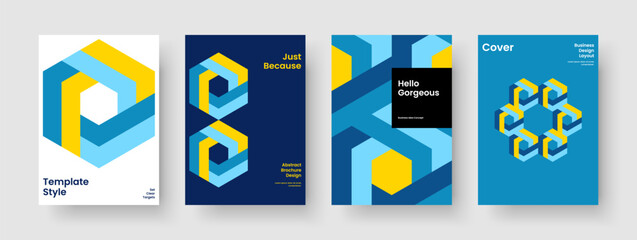 Geometric Business Presentation Template. Abstract Report Layout. Isolated Brochure Design. Poster. Book Cover. Background. Banner. Flyer. Newsletter. Leaflet. Magazine. Notebook. Brand Identity