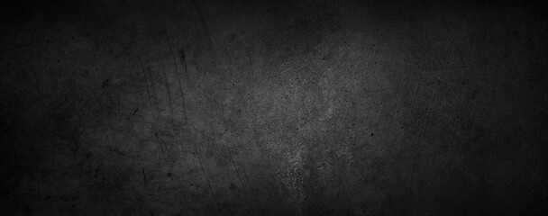 Dark grey textured concrete wall background