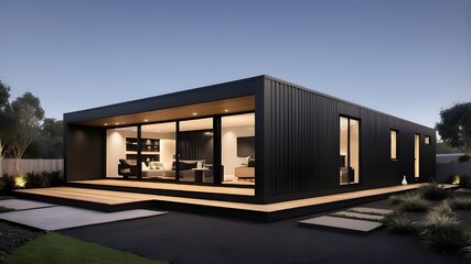 Contemporary lobby and reception area interior design