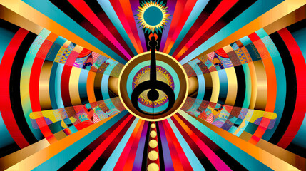 Background of a Vintage Heartbeat Retro wooden heart-shaped headphones capturing the essence of hippy love, perfect for a nostalgic and romantic audio experience Brainstorming Magazine Cover Wallpaper