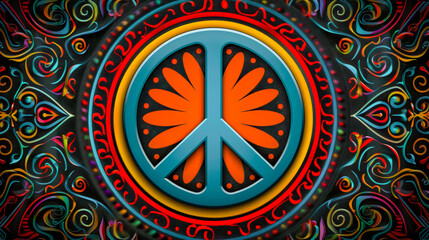 Background of a Vintage Heartbeat Retro wooden heart-shaped headphones capturing the essence of hippy love, perfect for a nostalgic and romantic audio experience Brainstorming Magazine Cover Wallpaper