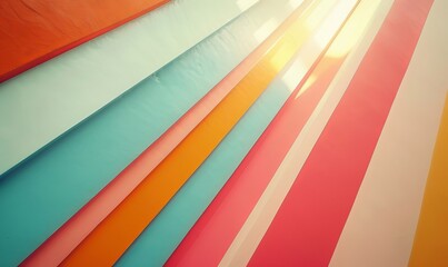 Vintage Striped Backgrounds, Loop Samples, Retro Colors from the 1970s 1980s, 70s, 80s, 90s. retro vintage 70s style stripes background footage lines, Generative AI