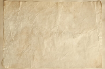 Blank Beige Paper Texture with Aged Edges