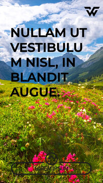 Vertical Story Glitch Text over Media Slideshow 29  9:16