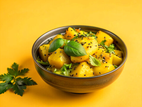 Aloo Posto - traditional Bengali recipe of potatoes and poppy seeds