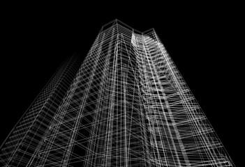 modern office buildings