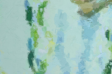 Oil paintings and various flowers, marine creatures, lotus leaves, and other beautiful animals