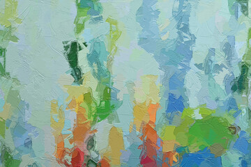 Oil paintings and various flowers, marine creatures, lotus leaves, and other beautiful animals