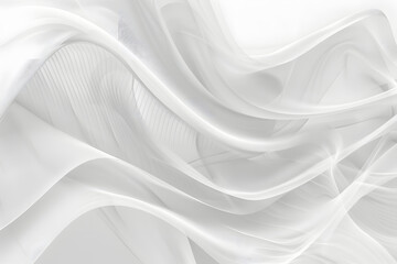 Obraz premium Abstract wavy background. gentle image of white waves. shadows from the light