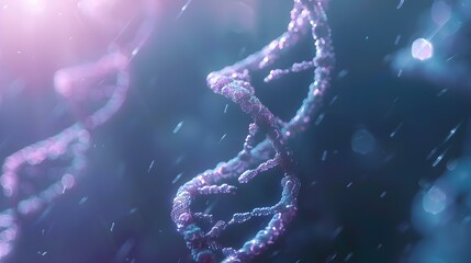 DNA helix biotechnology science concept