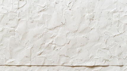 Seamless White Recycled Paper with Organic Pulp and Fiber Texture for Stationary and Craft