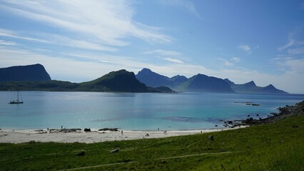 Hauckland Beach, Lofoten, Norwegen