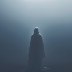 Person Alone in the Fog

