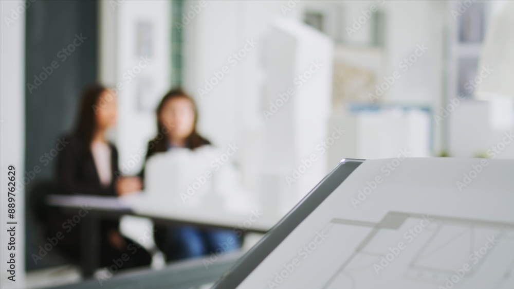 Aufkleber specialists at creative agency gather data on plans and determine real scale dimensions to guarantee
