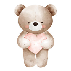 teddy bear with heart