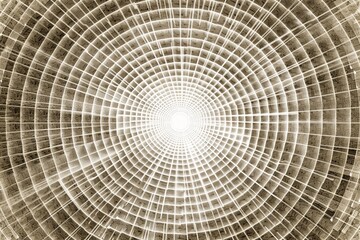 Elegant and minimalistic abstract artwork with flowing golden and white lines creating a smooth and serene visual composition