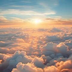 Beautiful colorful cloud and mountain